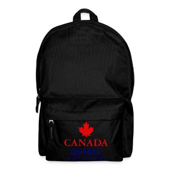 Kanada Quebec Maple Leaf Ahornblatt I love Canada - Backpack - black - Front