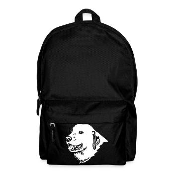 Central Asian Ovcharka Head "Black Edition" - Backpack - black - Front