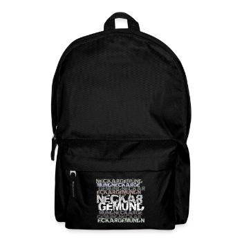 Neckargemünd - Rucksack - Schwarz - Vorne