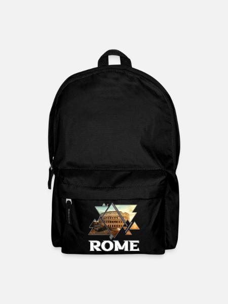 Rom Rome Italien Stadt Skyline Kolosseum - Rucksack - Schwarz