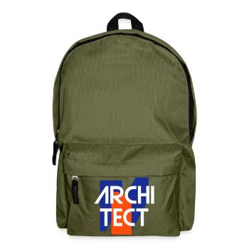 Architect (geometrische Figuren) - Rucksack - Olivgrün - Vorne