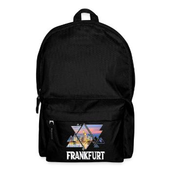 Frankfurt Germany City Skyline Home Love - Backpack - black - Front