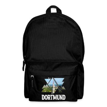 Dortmund Deutschland Stadt Skyline Heimat Liebe - Rucksack - Schwarz - Vorne