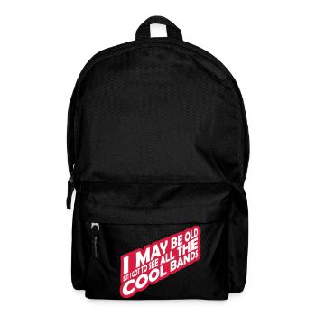 Je suis peut-être vieux - Sac à dos - noir - Devant
