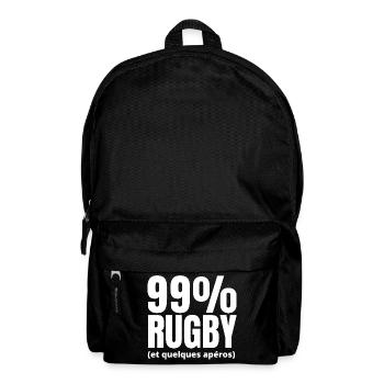 rugby, rugby sport, rugby humour - Sac à dos - noir - Devant
