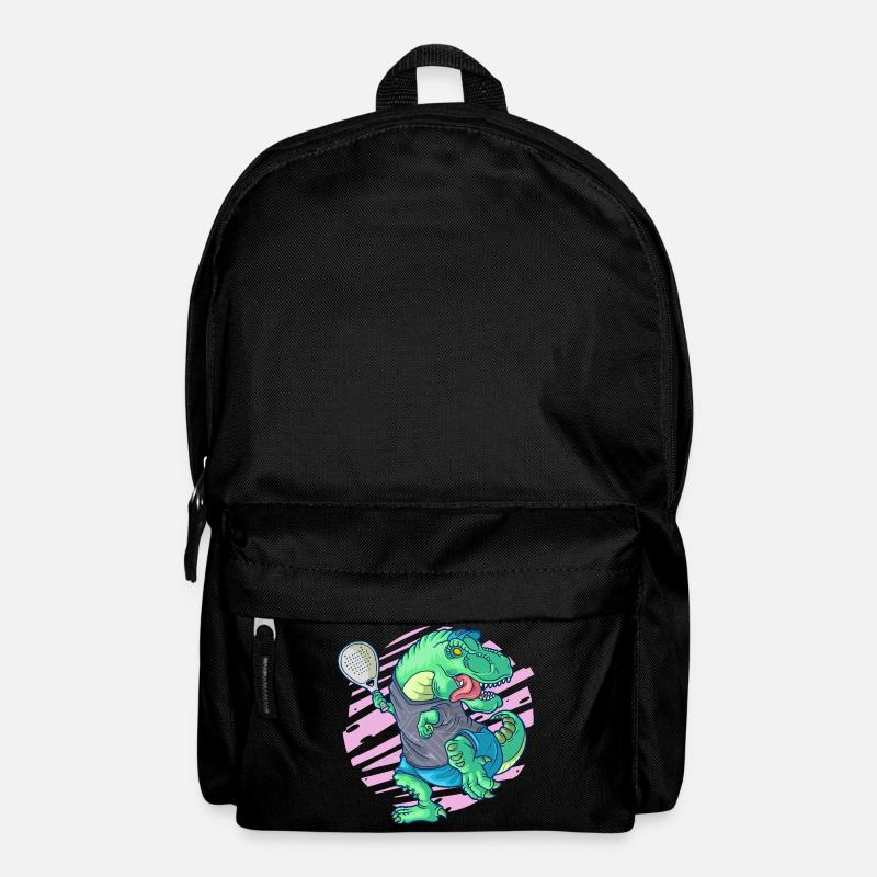 Padel Saurus Dinosaurier T Rex Padelista - Rucksack - Schwarz