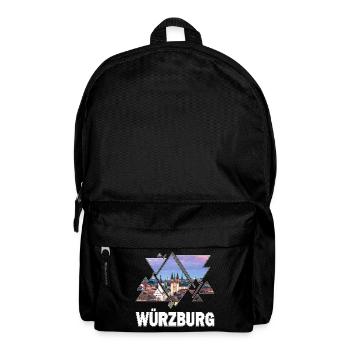 Würzburg Allemagne Ville Skyline Home Love - Sac à dos - noir - Devant
