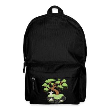 Asien Style - Bonsai - Rucksack - Schwarz - Vorne
