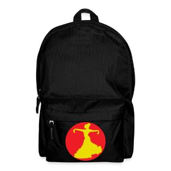 Flamencotänzerin aus Andalusien - Rucksack - Schwarz - Vorne