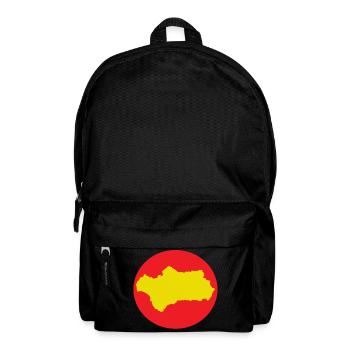 Red and yellow Andalusia - Backpack - black - Front