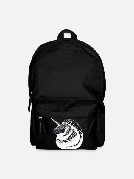 Coole EinhornSchnecke - Rucksack - Schwarz