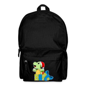 Forfaits de Noël tortue - Sac à dos - noir - Devant