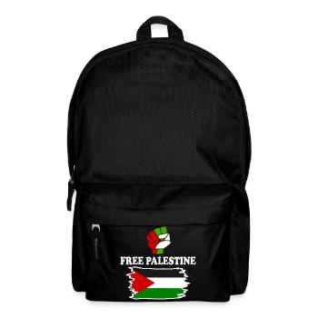 Free palestine - Sac à dos - noir - Devant