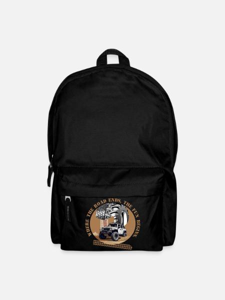 Offroad Fahrer - Rucksack - Schwarz