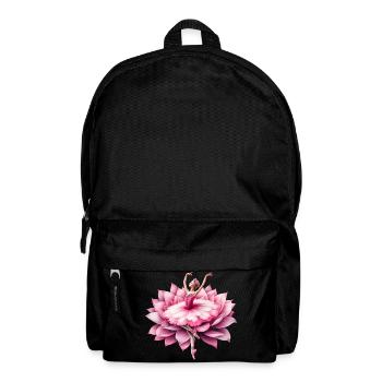Ballet dancer with tutu - Backpack - black - Front