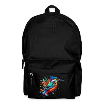 Eisvogel - Rucksack - Schwarz - Vorne