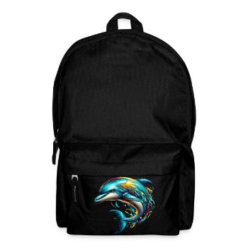 Delfin - Rucksack - Schwarz - Vorne