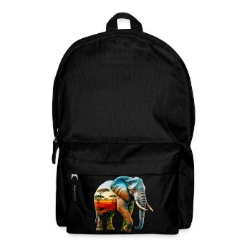 Éléphant - Sac à dos - noir - Devant