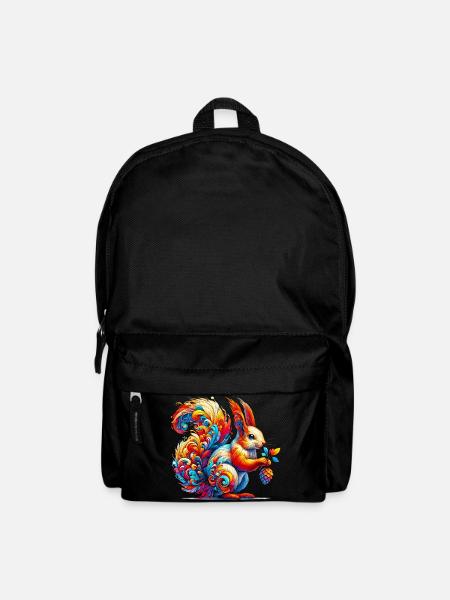 Eichhörnchen - Rucksack - Schwarz