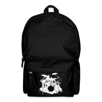 Schlagzeug Grafik - Rucksack - Schwarz - Vorne