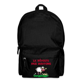La révolte des moutons - Sac à dos - noir - Devant