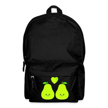 Poire Comique Amour - Sac à dos - noir - Devant