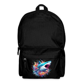Requin - Sac à dos - noir - Devant