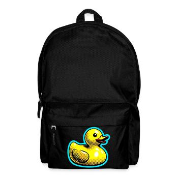 Ente Ente Ente Ente Ente - Rucksack - Schwarz - Vorne
