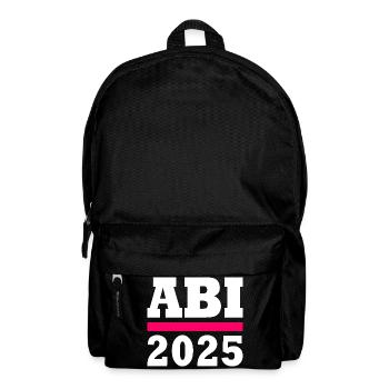Abi 2025 - Rucksack - Schwarz - Vorne