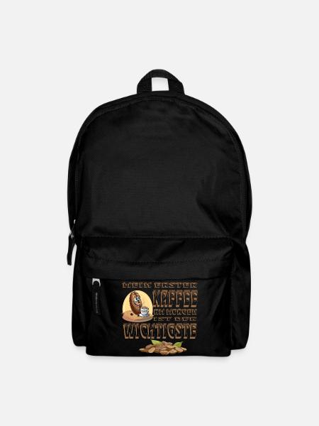 My First Coffee in the Morning 1 - Backpack - black
