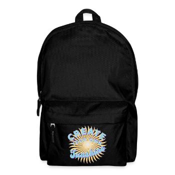Gestalten Sie Ihren eigenen Sonnenstrahl - Rucksack - Schwarz - Vorne