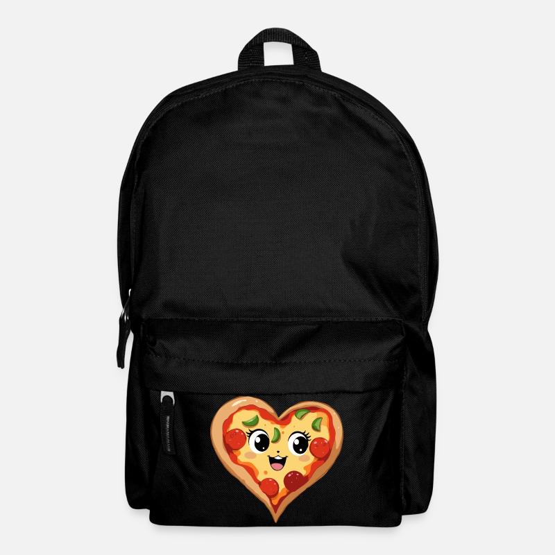happy love pizza - Backpack - black