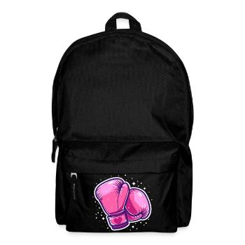 Boxing Gloves Graphic - Backpack - black - Front