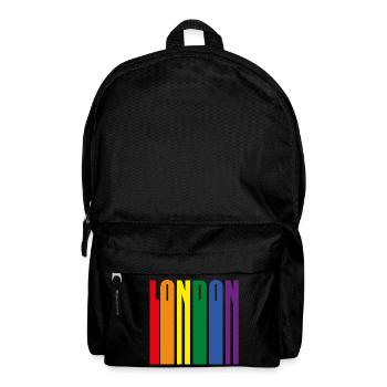 London Rainbow Pride LQBT - Backpack - black - Front