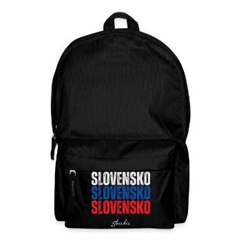 Flag of Slovakia, I love Slovakia - Backpack - black - Front