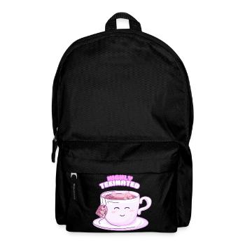 Highly Teeinated – Lustiges Tee-Shirt mit lächelnd - Rucksack - Schwarz - Vorne