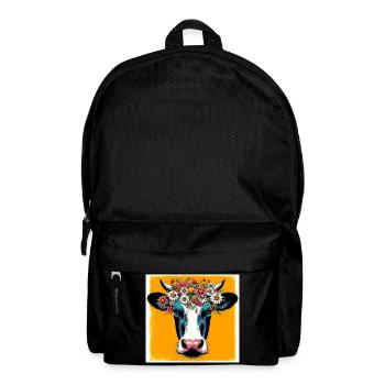vache - Sac à dos - noir - Devant