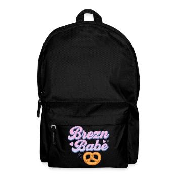 brezn babe / bretzel / fille du Bayern - Sac à dos - noir - Devant
