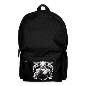 Fighting boxer - Backpack - black - Front