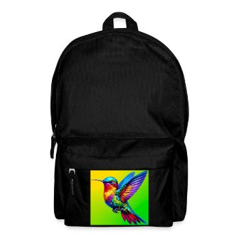 Kolibri - Rucksack - Schwarz - Vorne