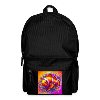 Poisson-clown - Sac à dos - noir - Devant