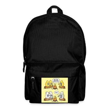 Popcorn Gag – Campfire Fun Gone Wrong - Rucksack - Schwarz - Vorne