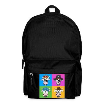 Kuh-Quartett - Rucksack - Schwarz - Vorne