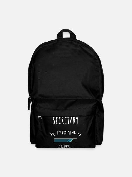 Secretary Geschenk Beruf Ausbildung Sekretär - Rucksack - Schwarz