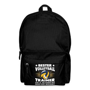 Volleyball Coach Gifts Volleyball Players - Backpack - black - Front