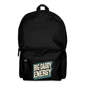 Big Dad Energy Retro  - Backpack - black - Front