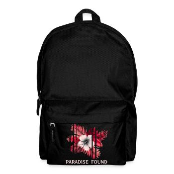 Paradise Found Tropical Hibiscus - Backpack - black - Front