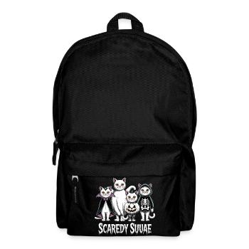 Scaredy Suvae Halloween Cats Motif - Backpack - black - Front