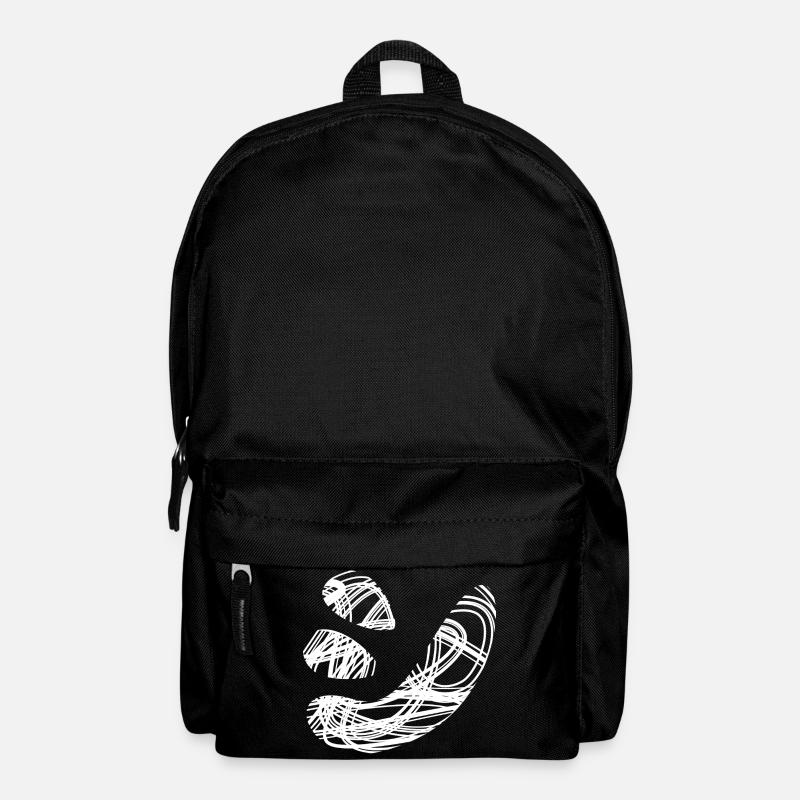 Japanischer Text 'シ' (shi) Muster - Rucksack - Schwarz