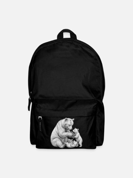 Bear and her cubs - Backpack - black